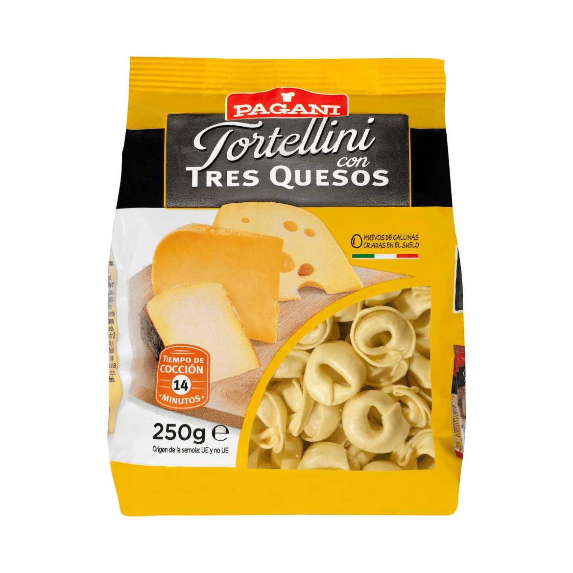 Tortellini ar 3 sieru pildījumu, 250g. - MeGusta