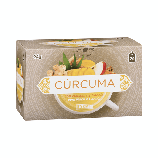 Kurkumas tēja ar āboliem un kaneli, 34g. - MeGusta