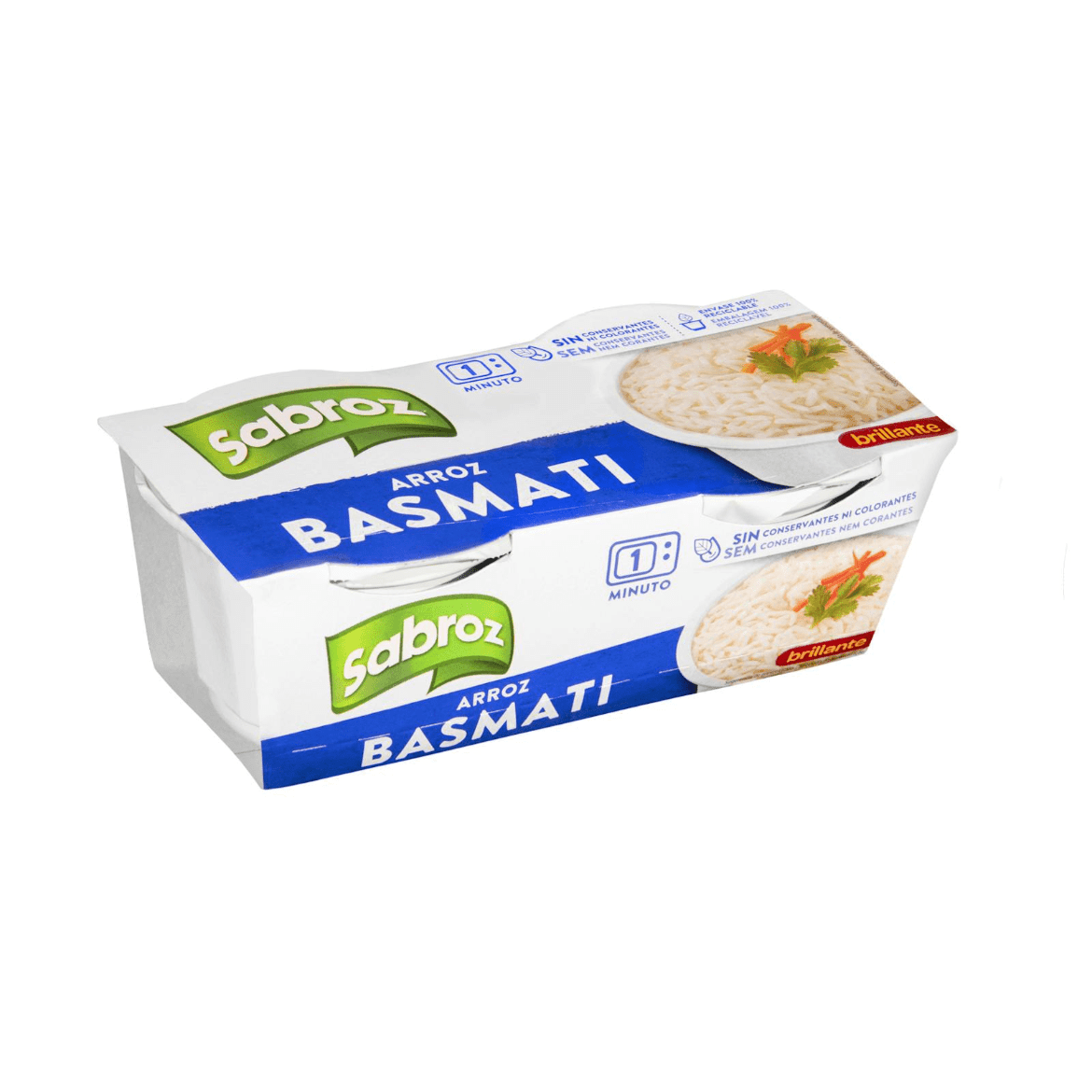 Pagatavoti Basmati rīsi, 2х125g. - MeGusta
