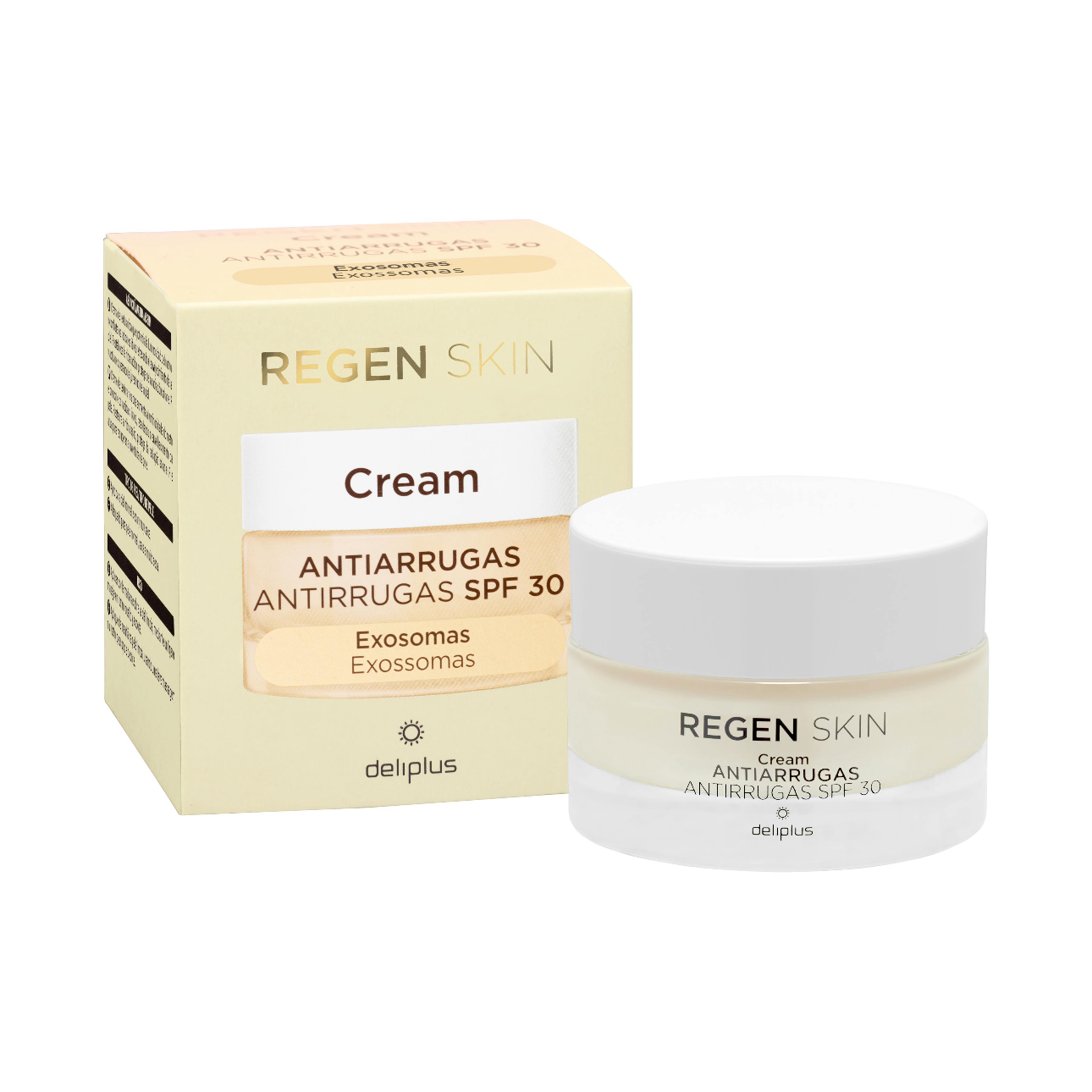 Pretgrumbu dienas sejas krēms Regen Skin, 50ml.
