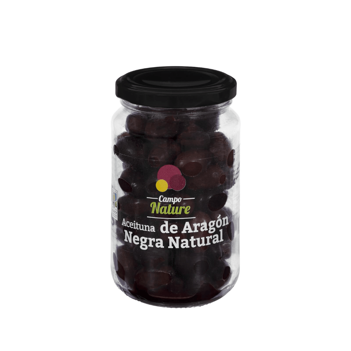 Aragon melnās ekoloģiskās olīvas ar kauliņu, 200g. - MeGusta