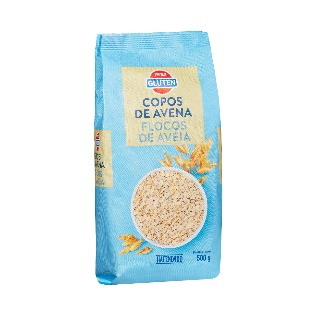 Auzu pārslas bez glutēna, 500g.