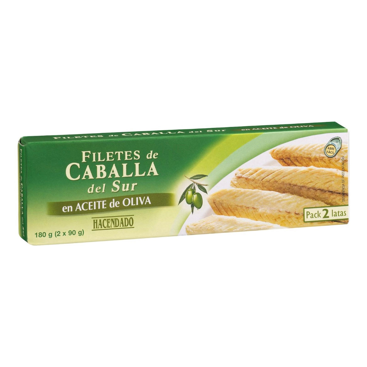 Makreles fileja olīveļļā, 2x90g.