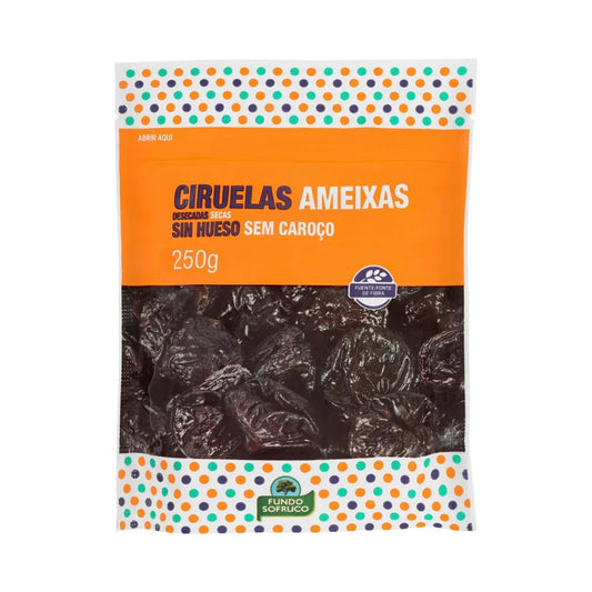 Žāvētas plūmes bez kauliņa, 250g.