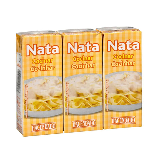 Saldais krējums Nata, 3x200ml.