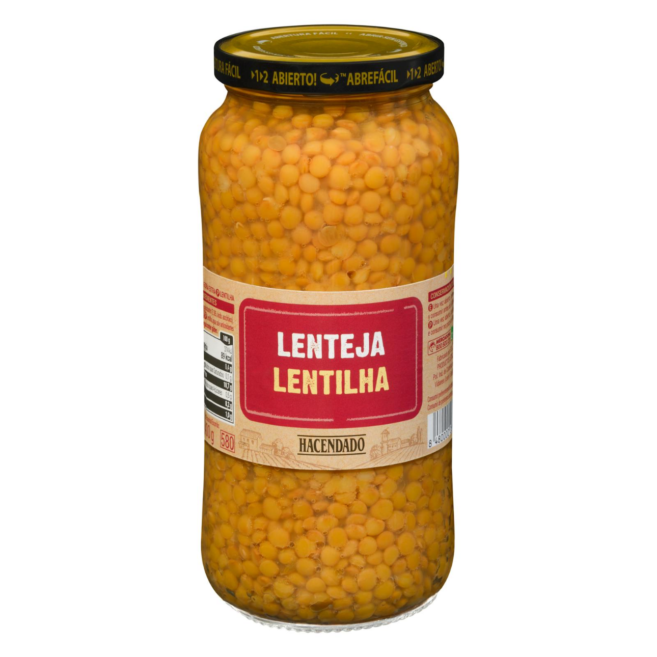 Konservētas lēcas, 570g.