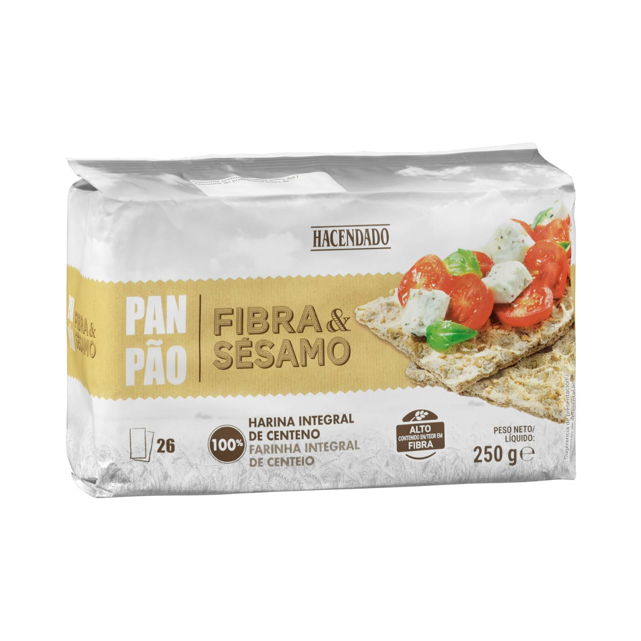 Pilngraudu maizītes ar šķiedrvielām un sezamu, 250g.