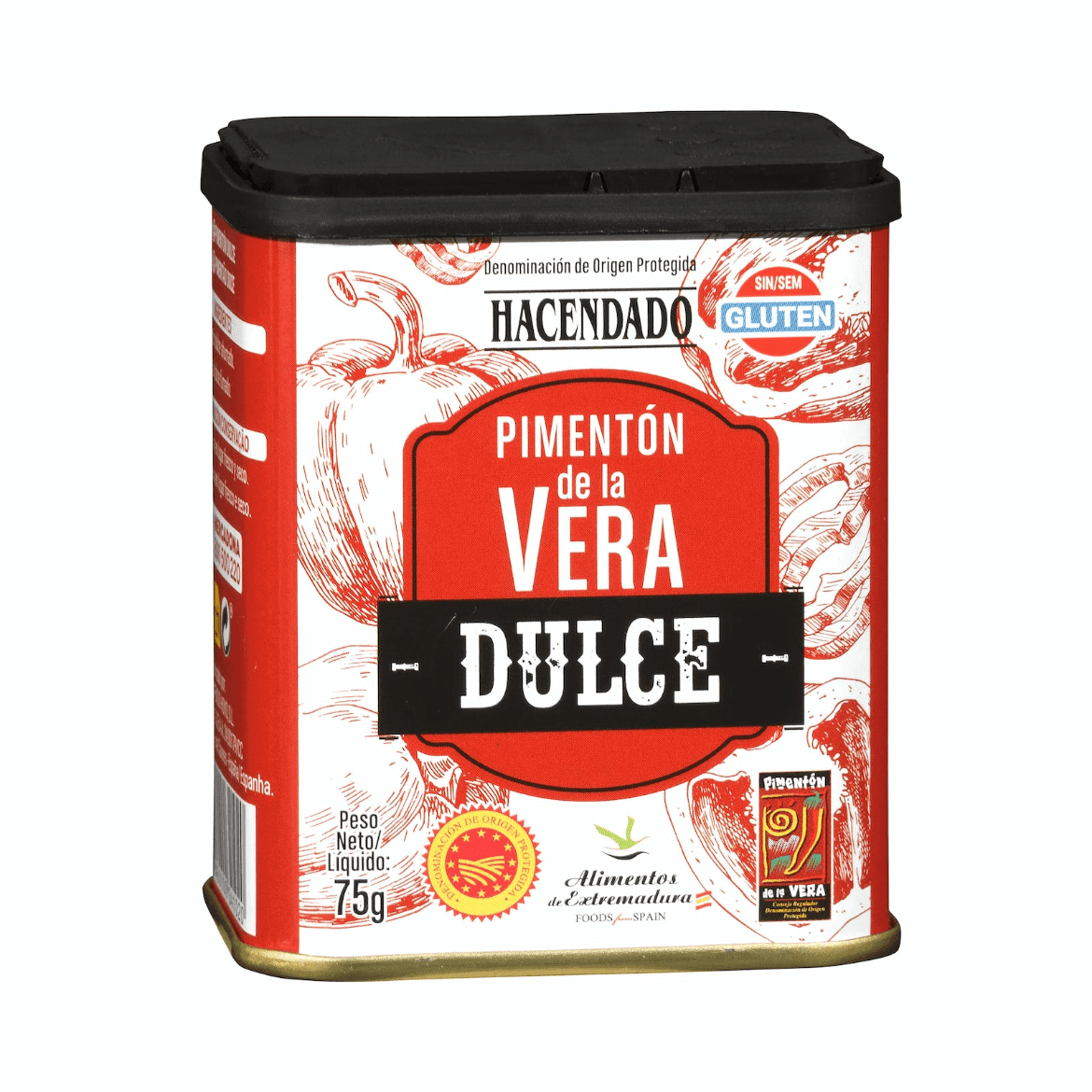 Kūpināta saldā paprika Pimenton de la Vera, 75g. - MeGusta