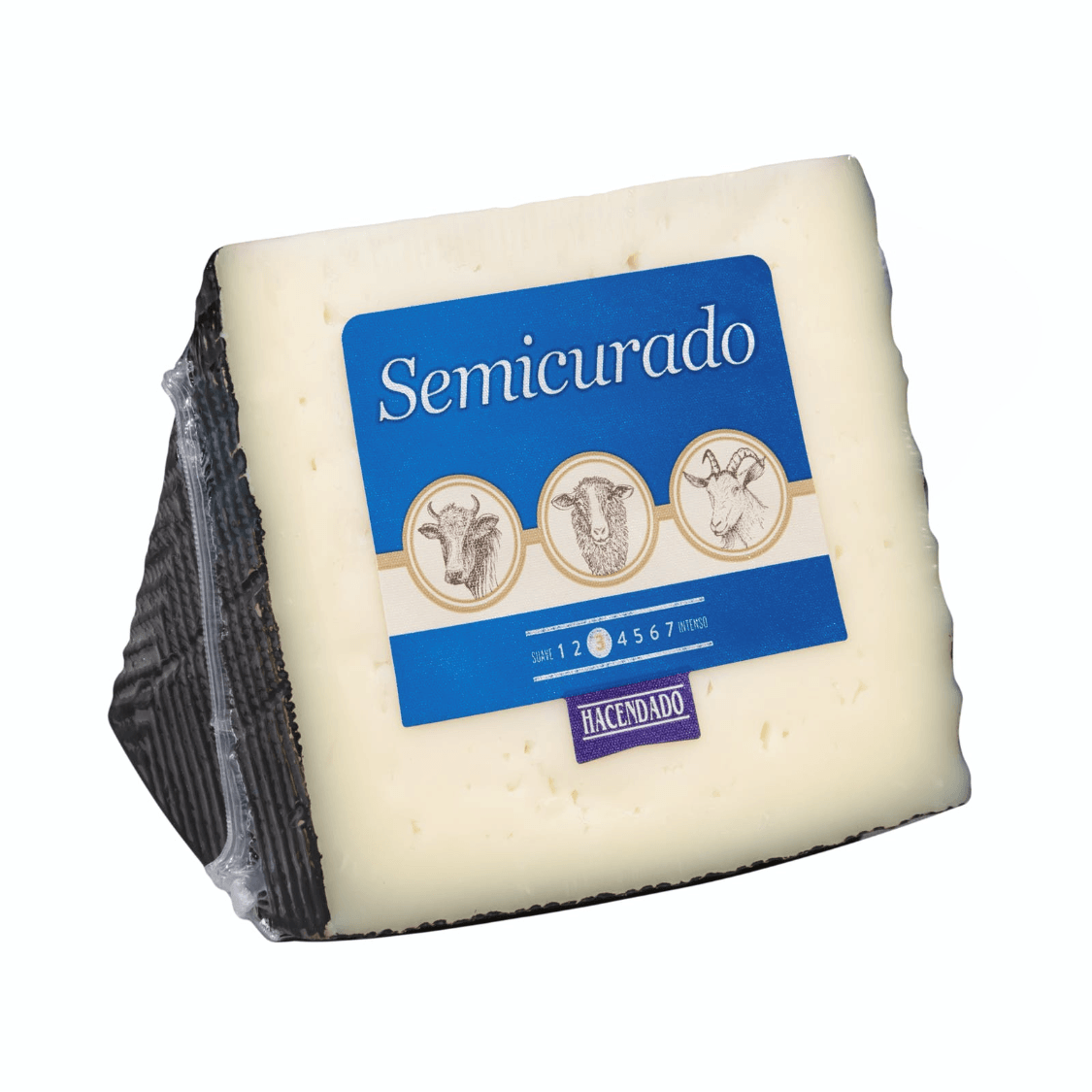 Jauktais puscietais siers, ≈450g. - MeGusta