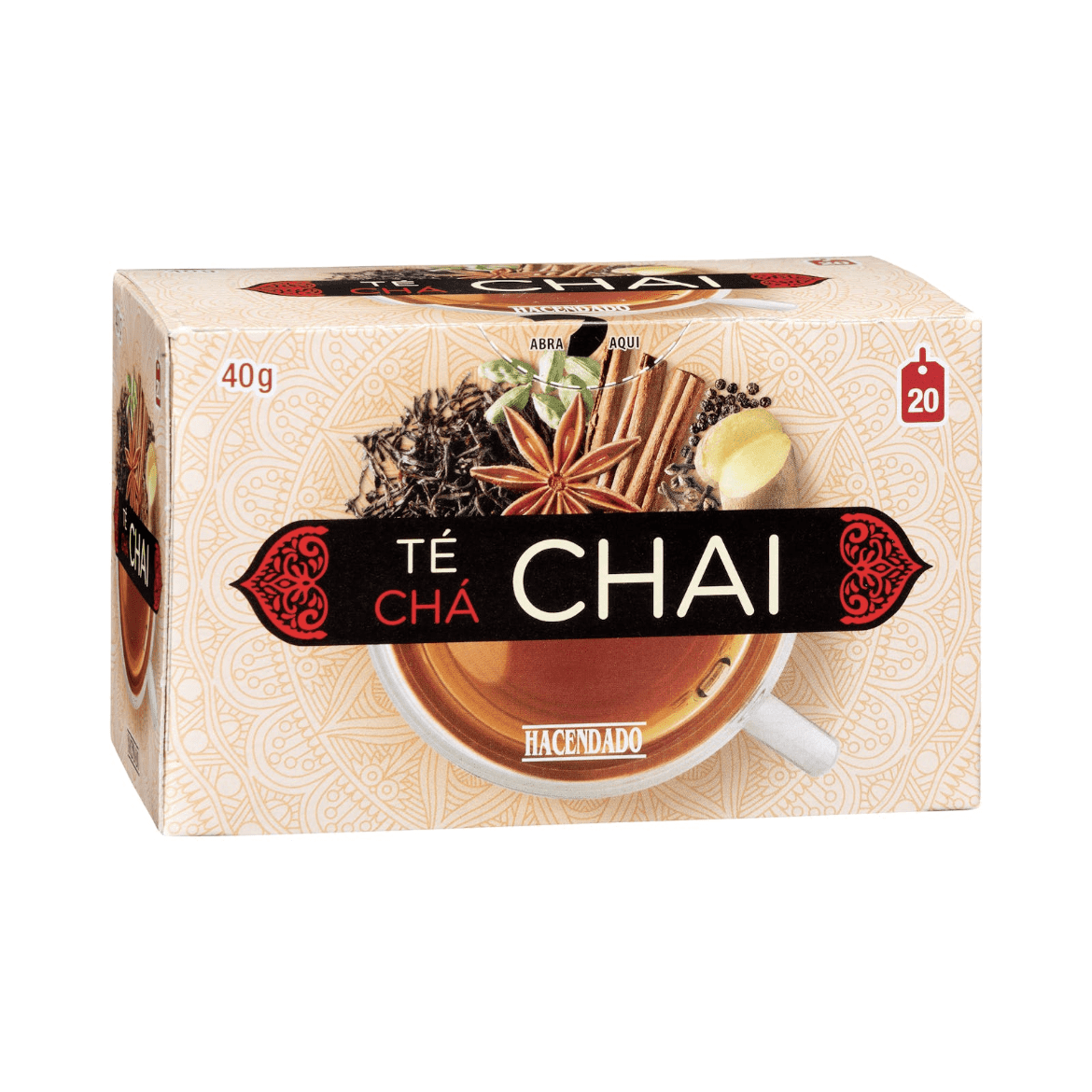 Melnā tēja Chai kaneli, ingveru un melniem pipariem, 40g. - MeGusta