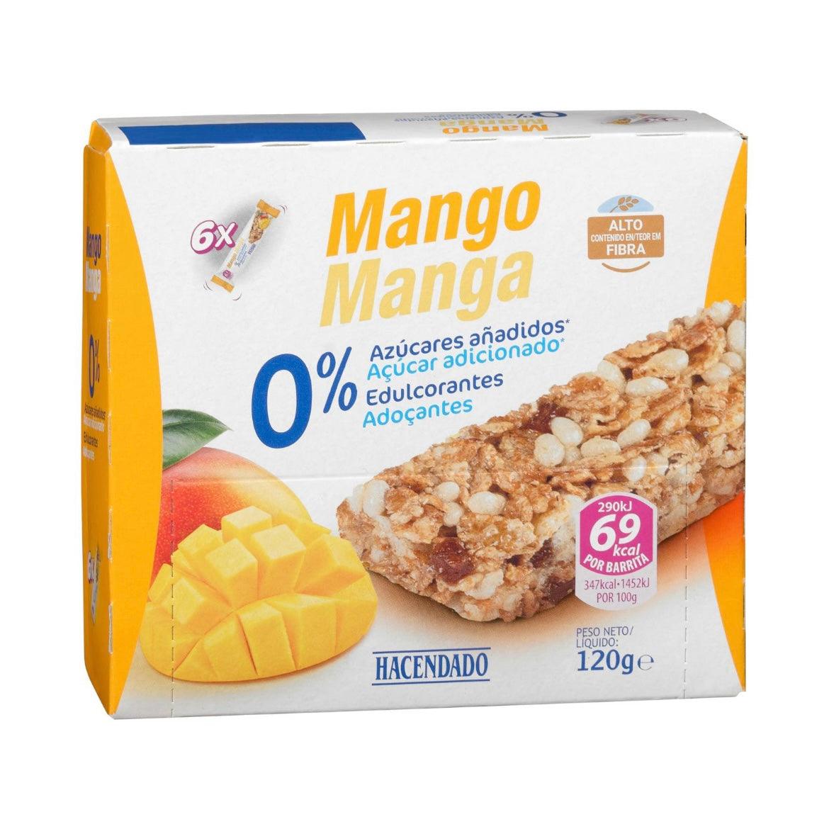 Batoniņi ar mango bez cukura un bez saldinātājiem, 6gb. - MeGusta
