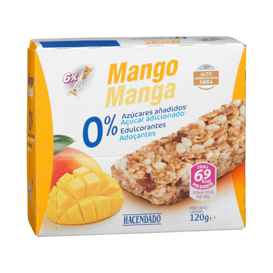 Batoniņi ar mango bez cukura un bez saldinātājiem, 6gb. - MeGusta