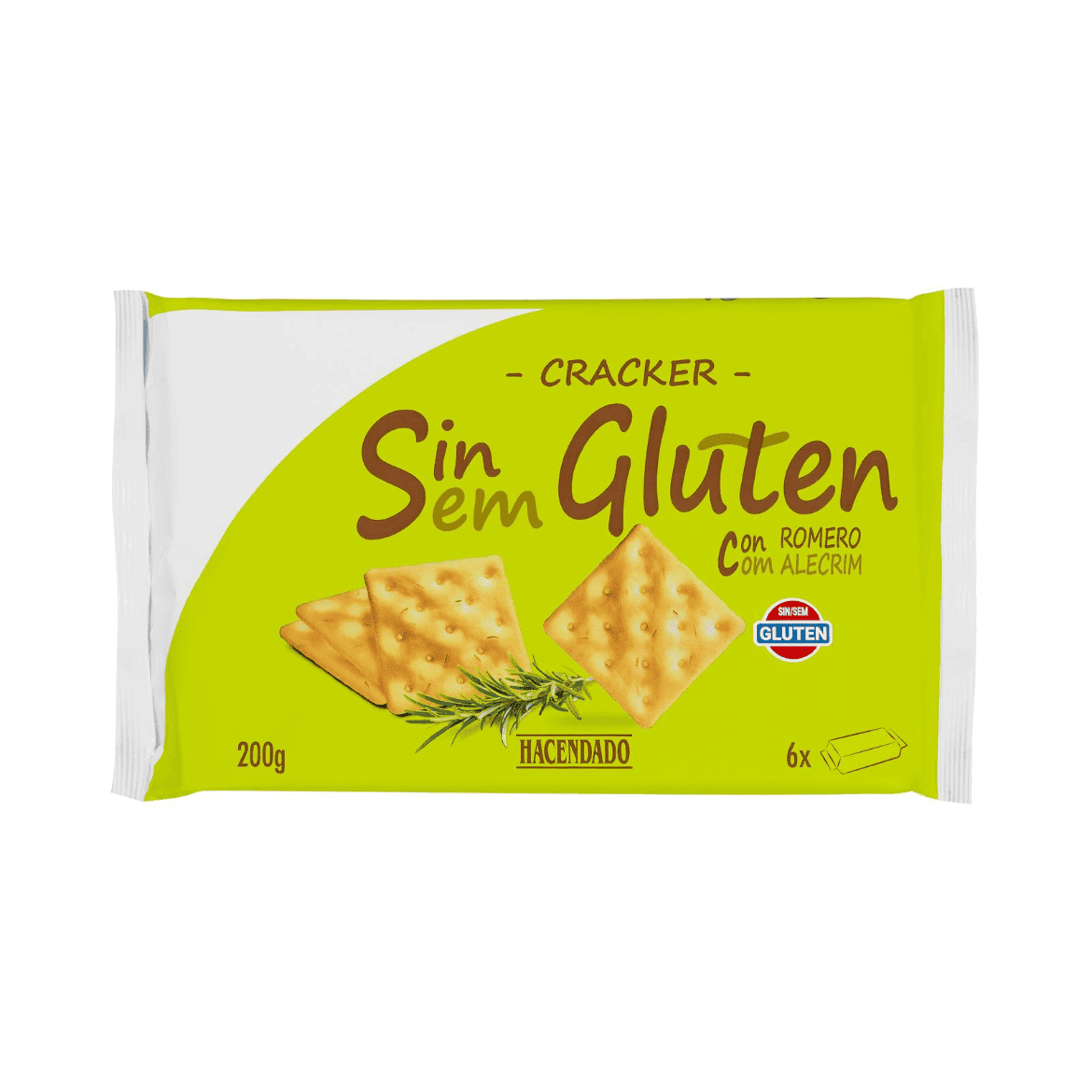 Bezglutēna krekeri ar rozmarīnu, 200g. - MeGusta