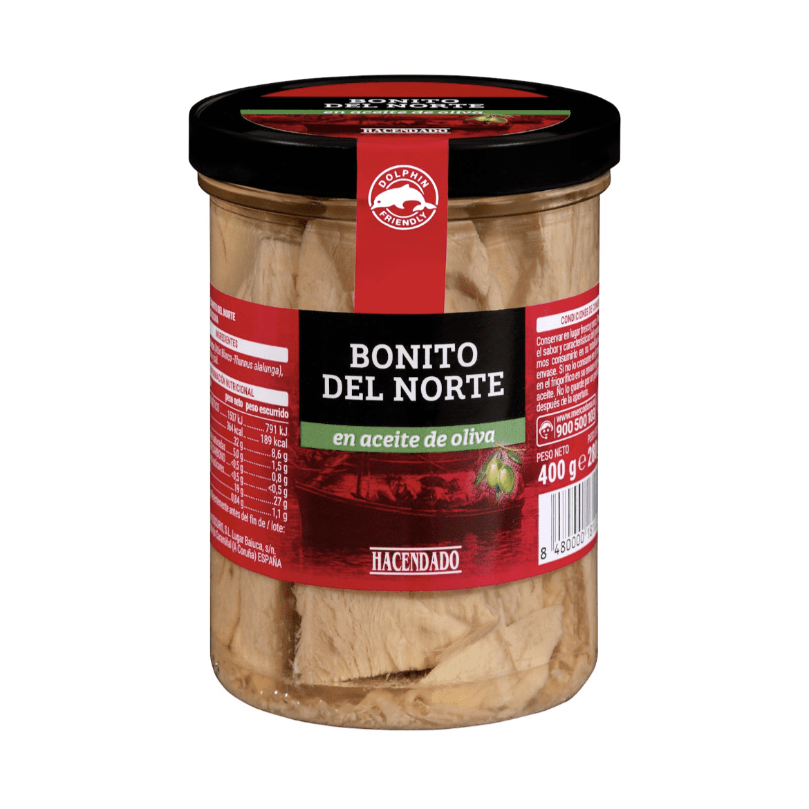 Tunča gabali Bonito del Norte olīveļļā, 400g. - MeGusta