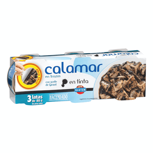 Kalmāru gabali savā tintē un saulespuķu eļļā, 3x80g. - MeGusta