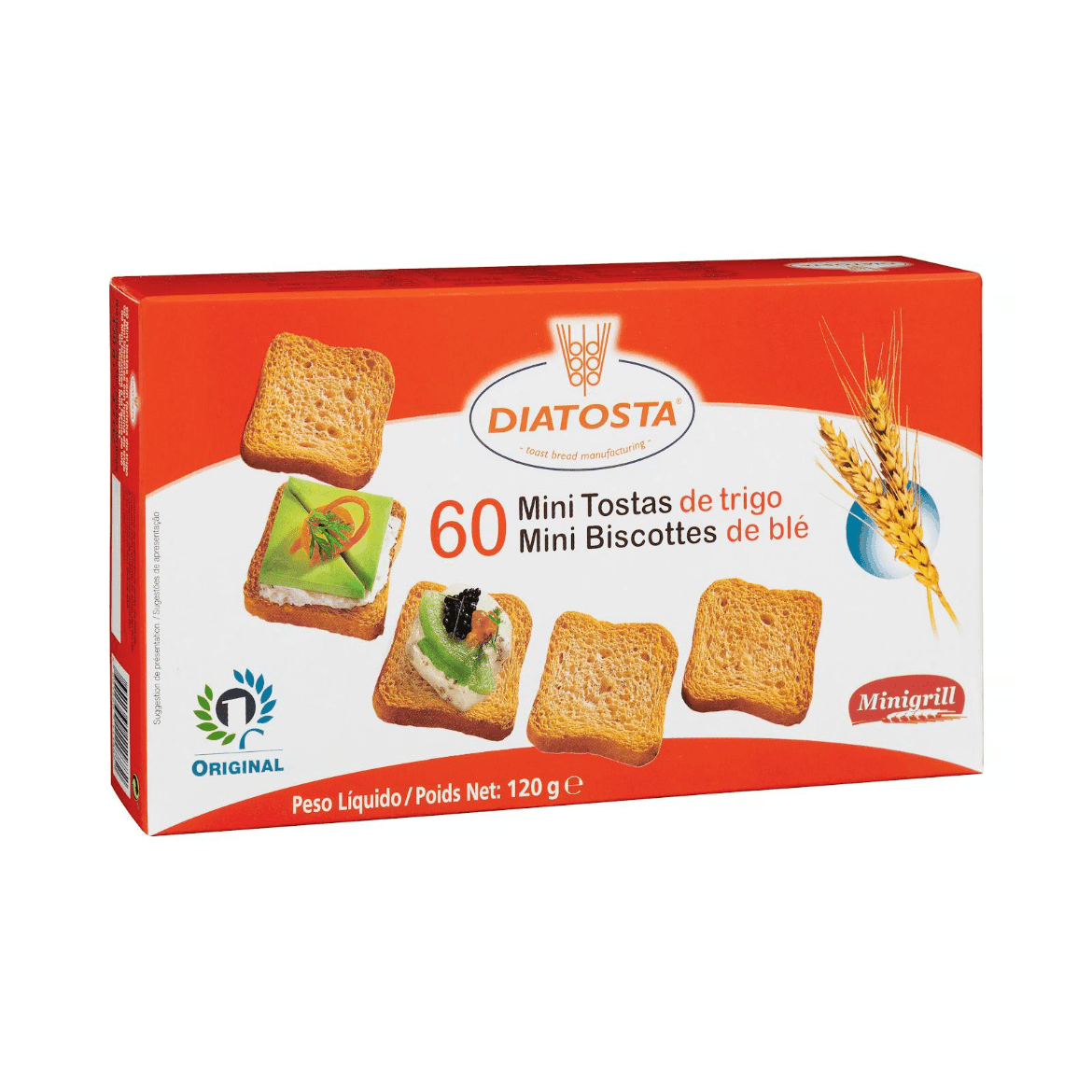 Mini grauzdiņi, 120g. - MeGusta