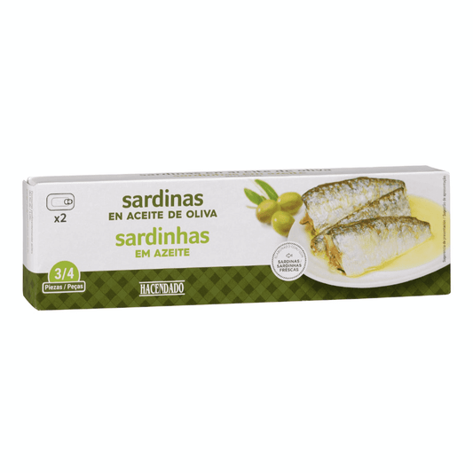 Sardīnes olīveļļā, 2x120g. - MeGusta