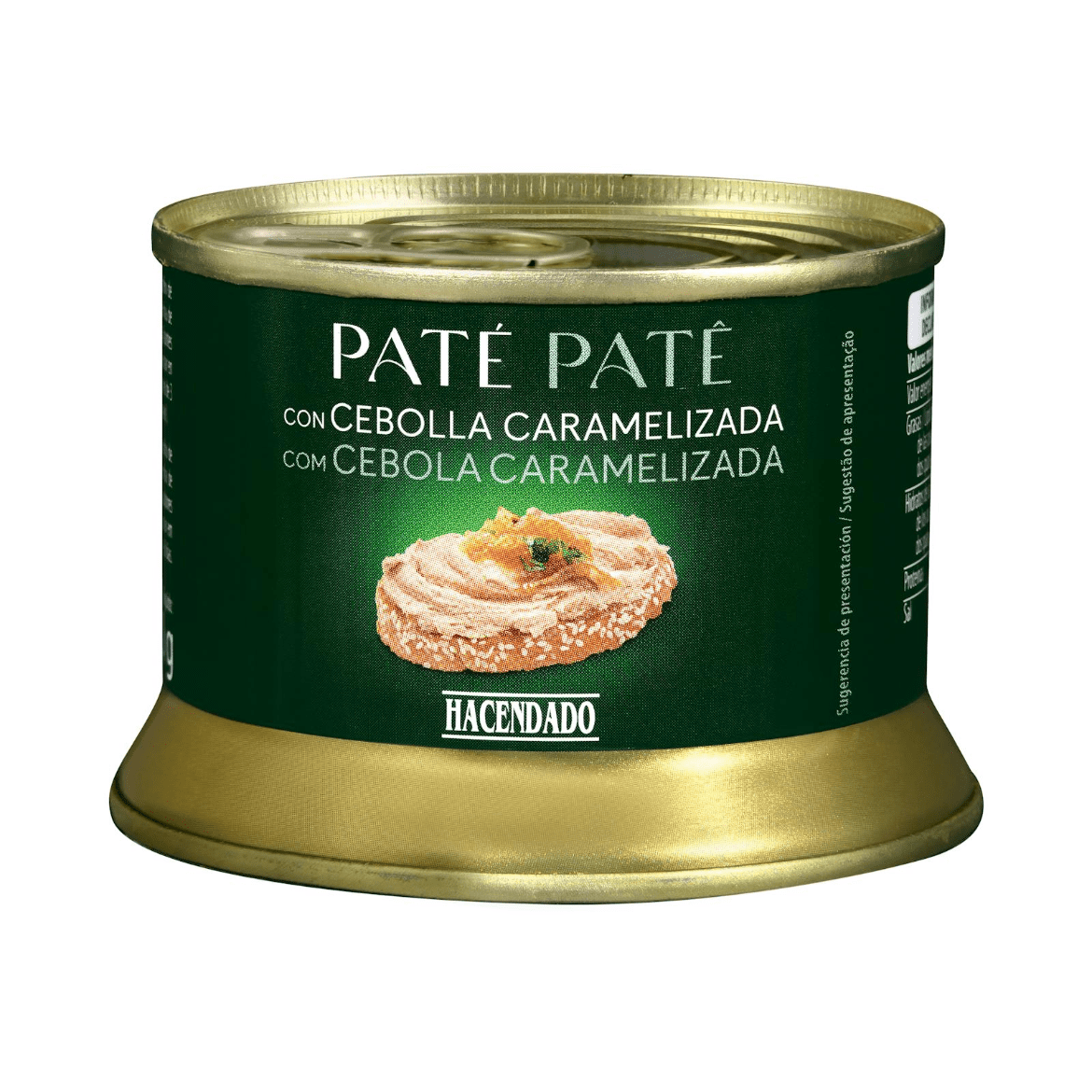 Cūkgaļas pastēte ar karamelizētiem sīpoliem, 130g. - MeGusta