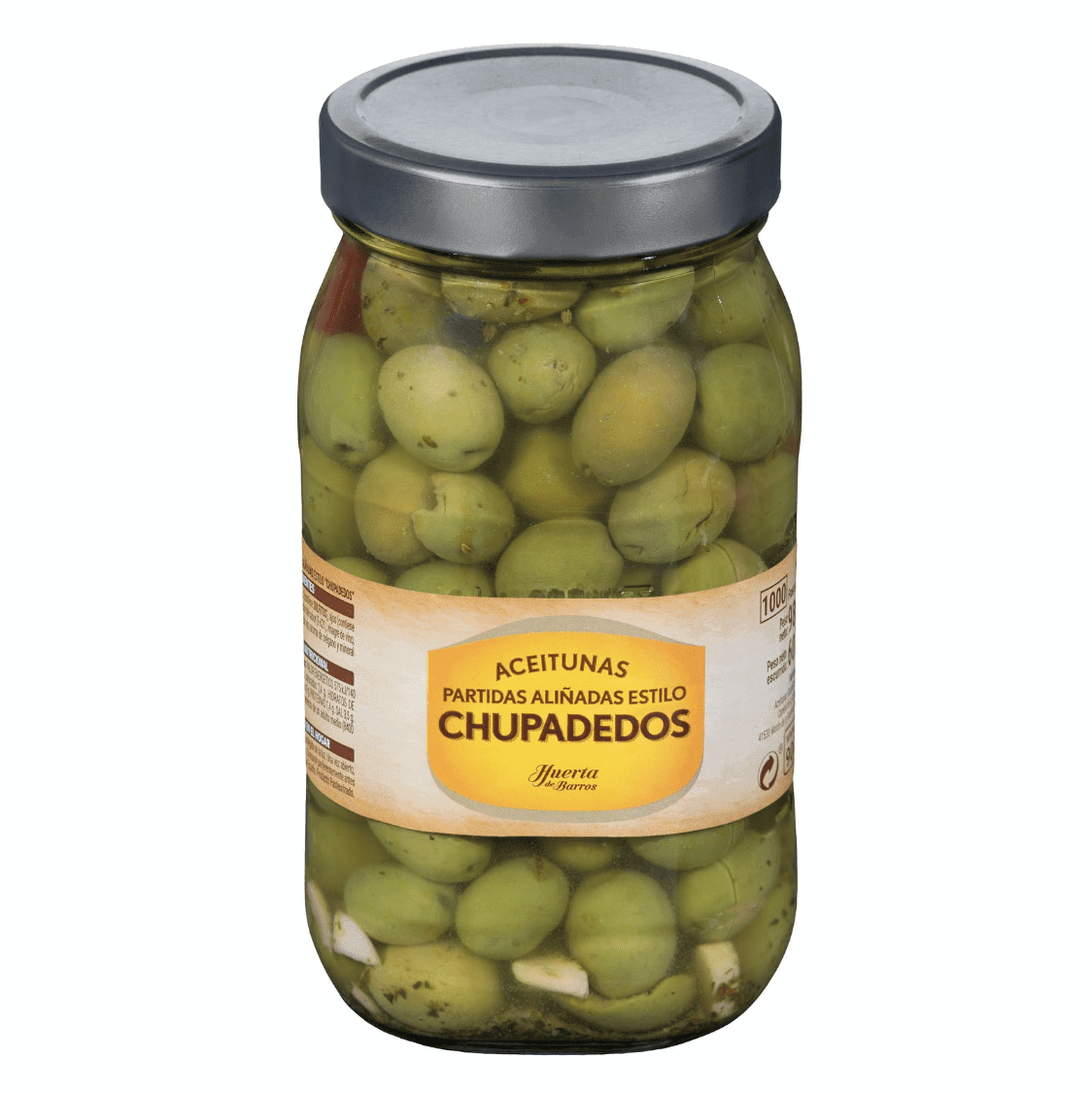 Olīvas marinētas "Chupadedos", 980g. - MeGusta