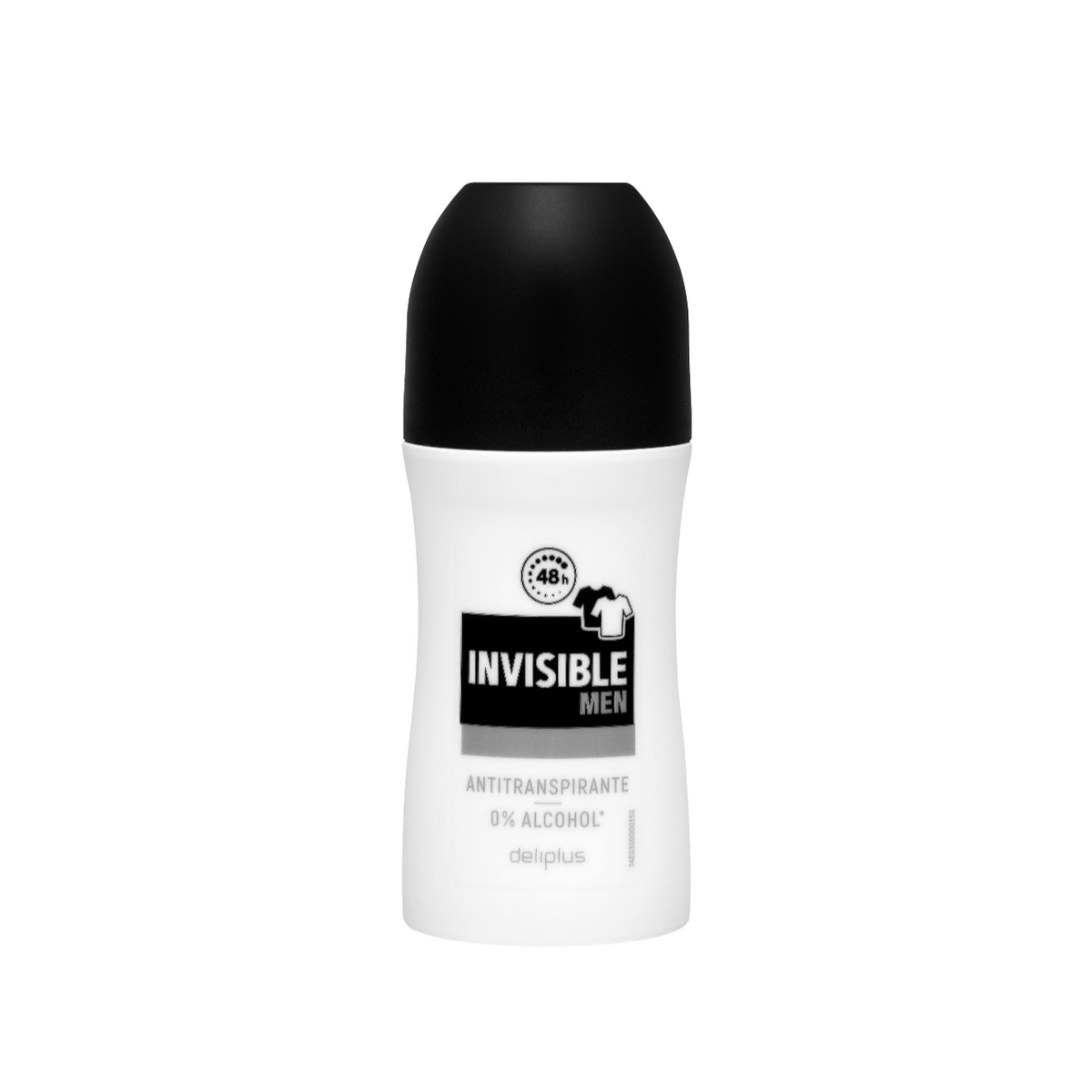 Neredzams roll-on dezodorants vīriešiem ar antiperspiranta iedarbību ar 0% alkohola, 50ml.