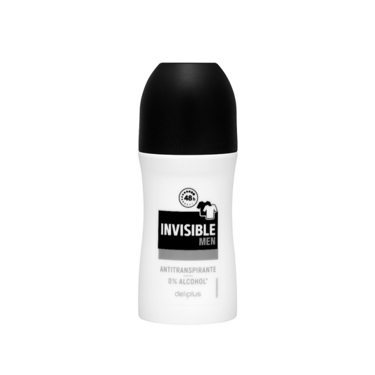 Neredzams roll-on dezodorants vīriešiem ar antiperspiranta iedarbību ar 0% alkohola, 50ml.
