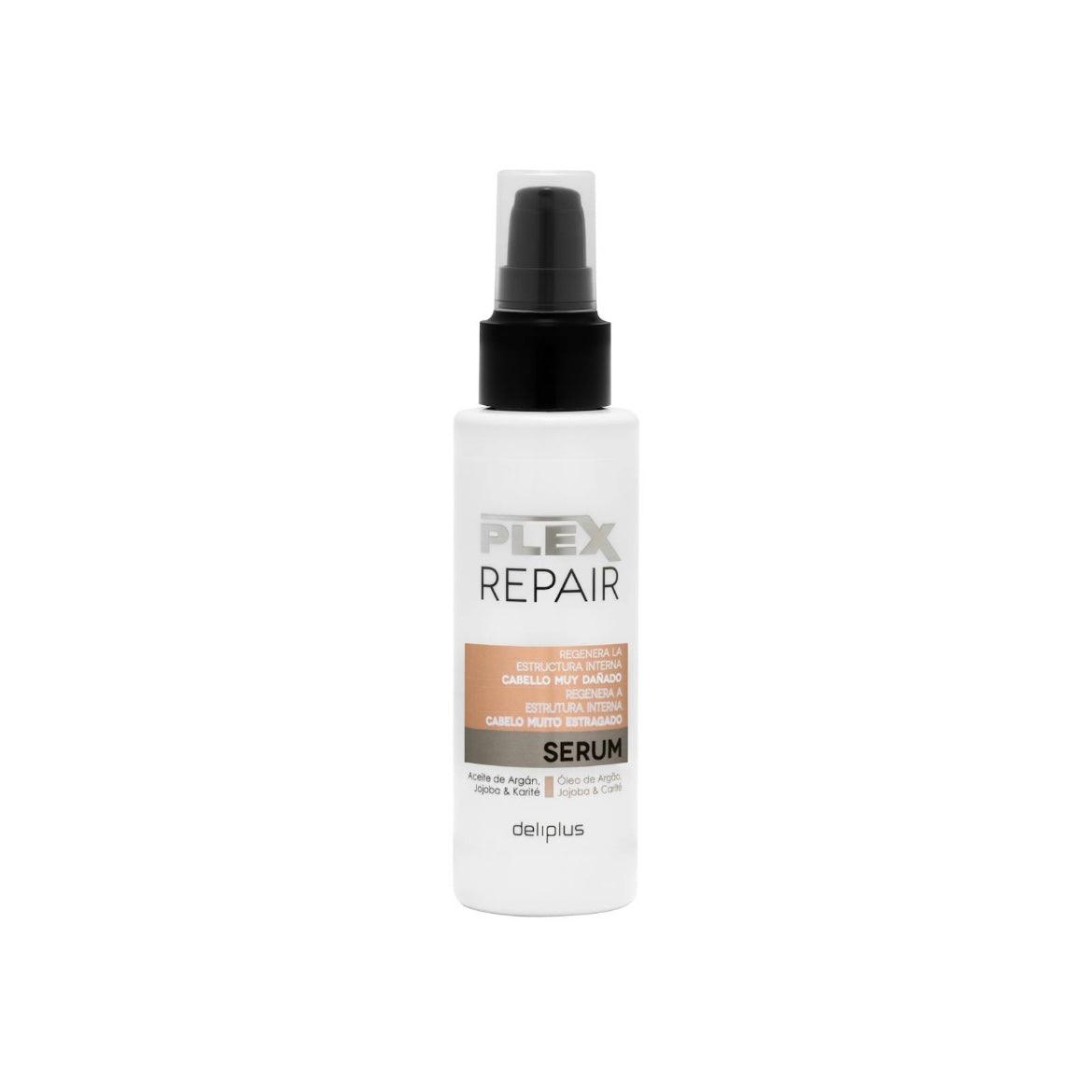 Serums bojātiem matiem Deliplus Plex Repair, 100ml. - MeGusta