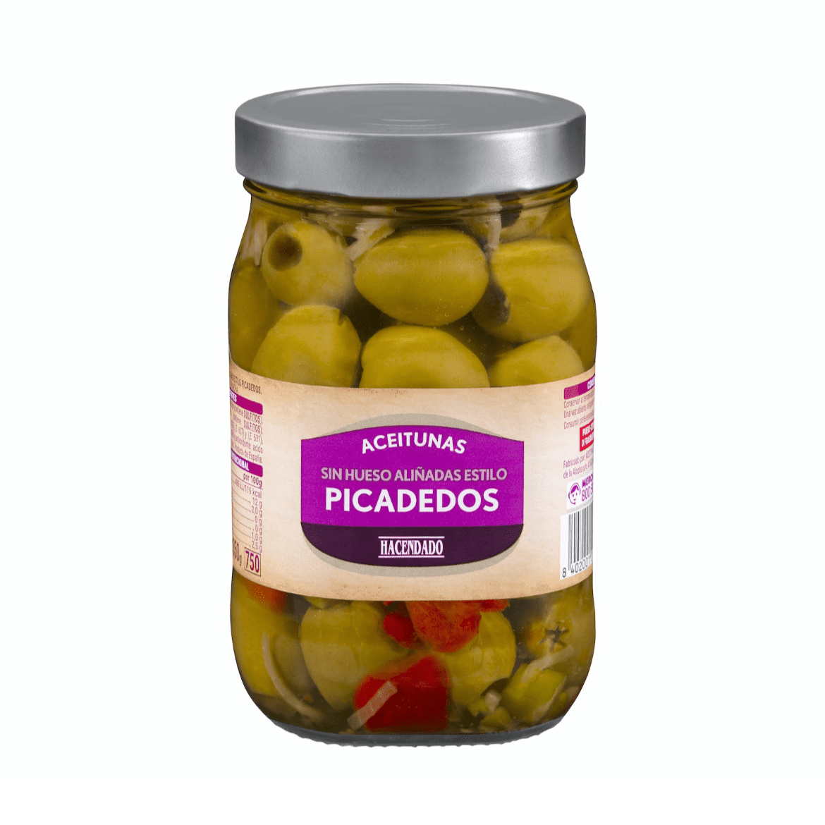 Olīvas pikantās Picadedos bez kauliņa, 710g. - MeGusta