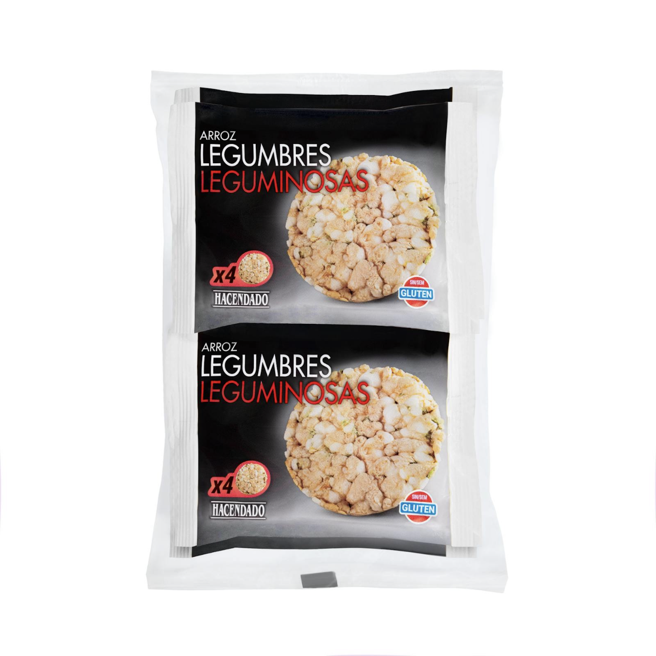 Rīsu-pākšaugu galetes bez glutēna, 109g.