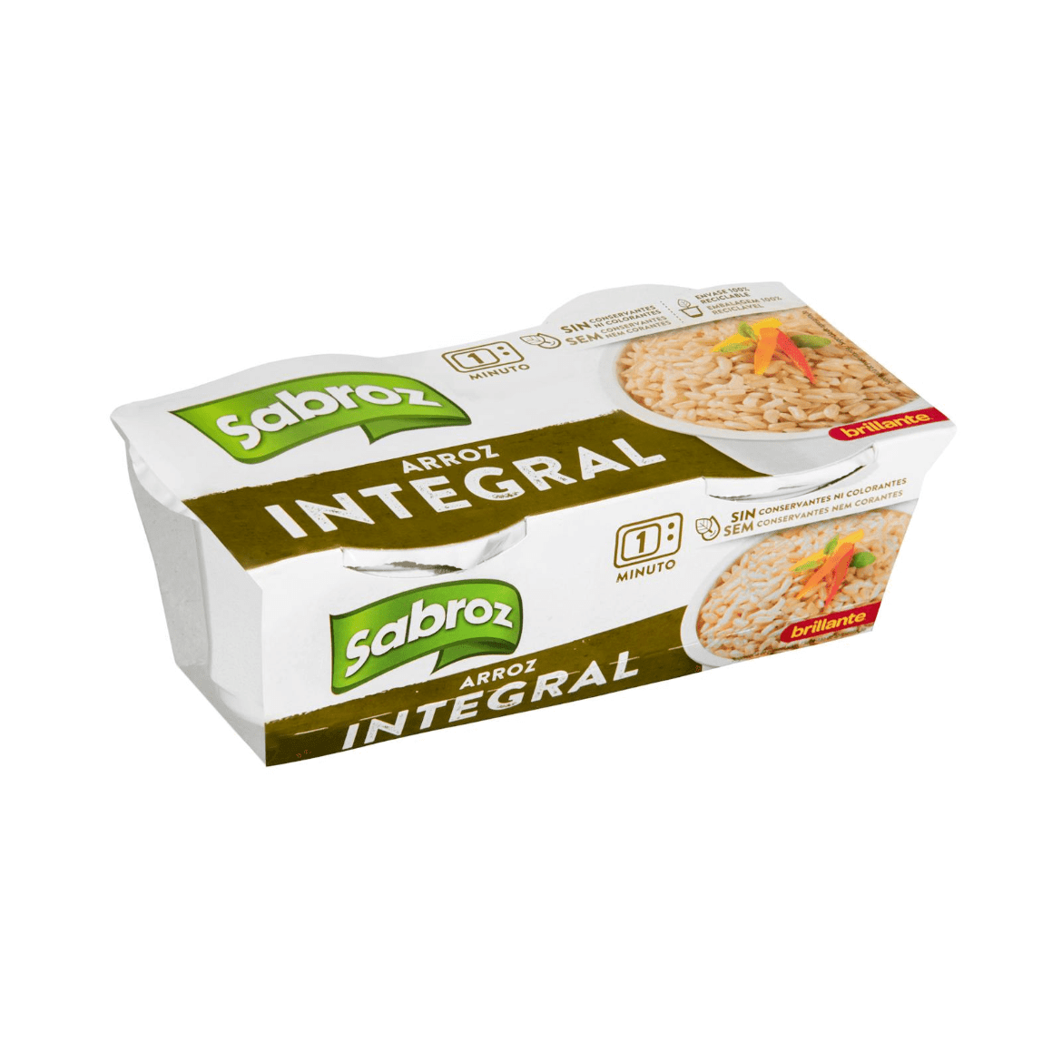 Pagatavoti Integral rīsi, 2х125g. - MeGusta