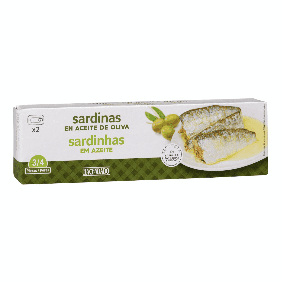 Sardīnes olīveļļā, 2x120g. - MeGusta