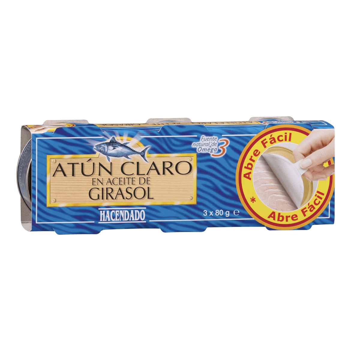 Tunča fileja saulespuķu eļļā, 3x80g. - MeGusta